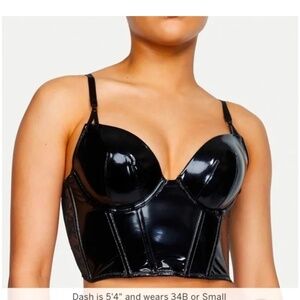 Victorias Secret Very Sexy patent leather corset